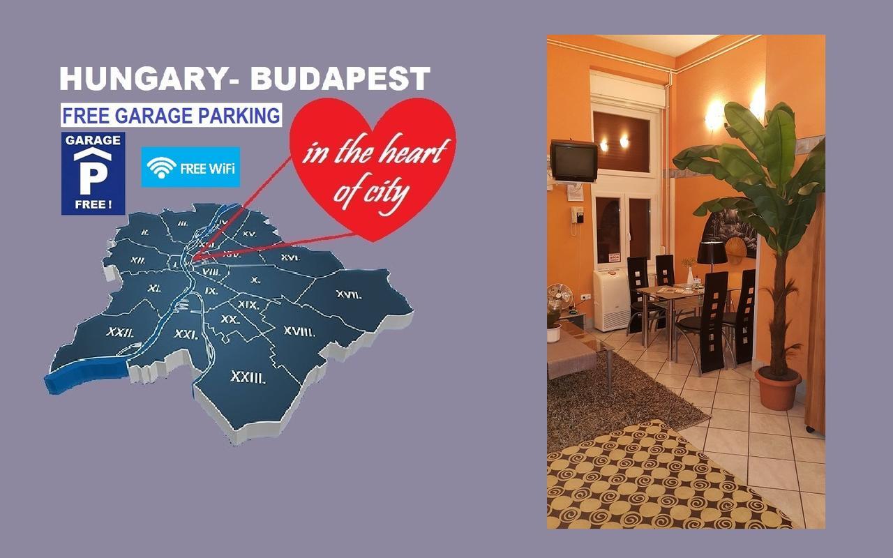 Apartment In The Center Of Budapest -Free Garage Parking Ngoại thất bức ảnh